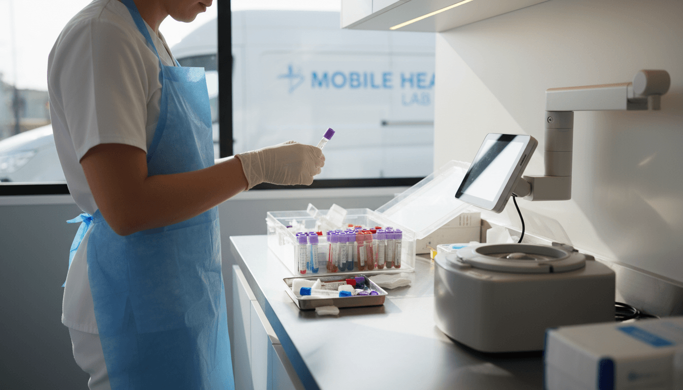 DOT Drug Testing - Professional collection setup